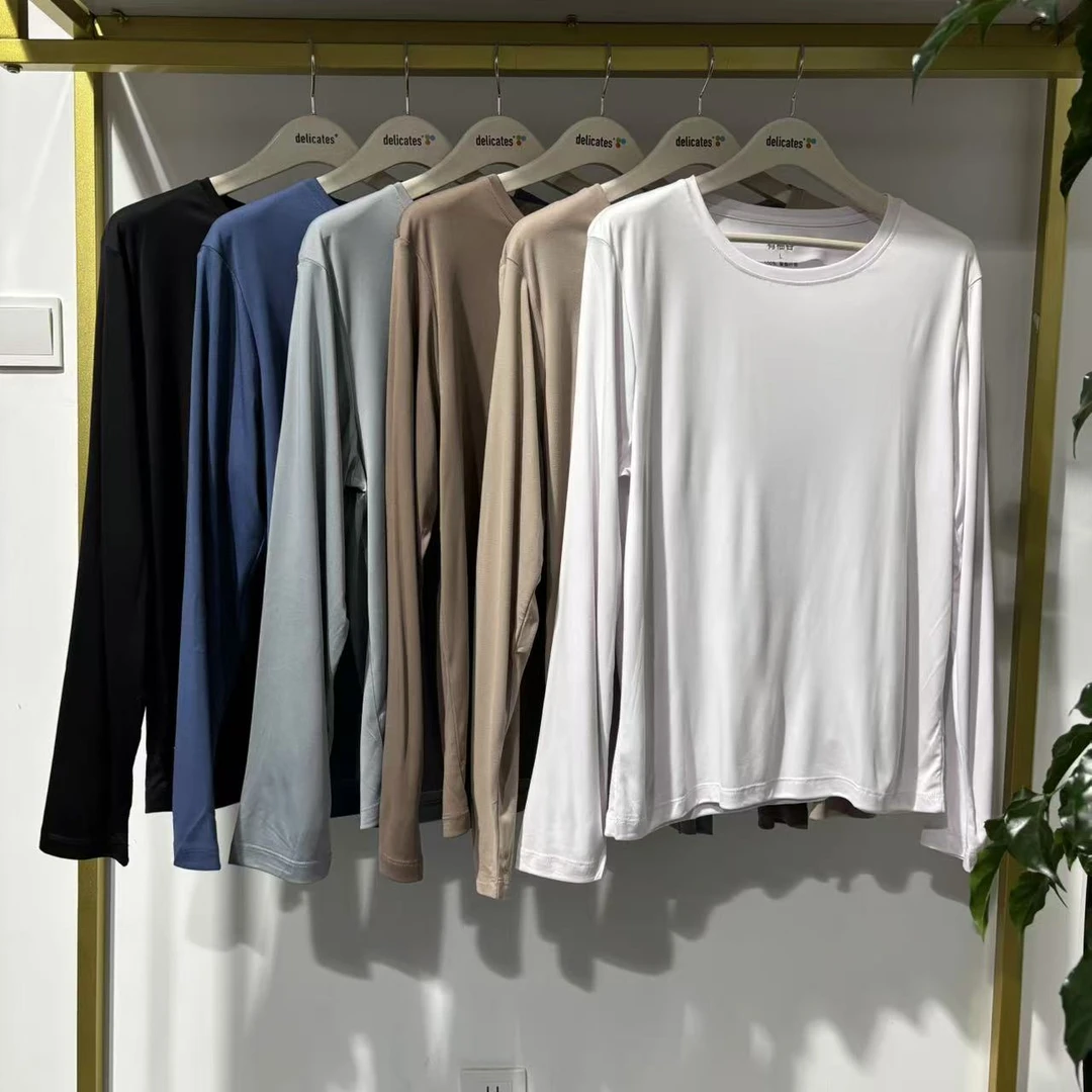 Y 24新款女士六色纯色打底衫 12221