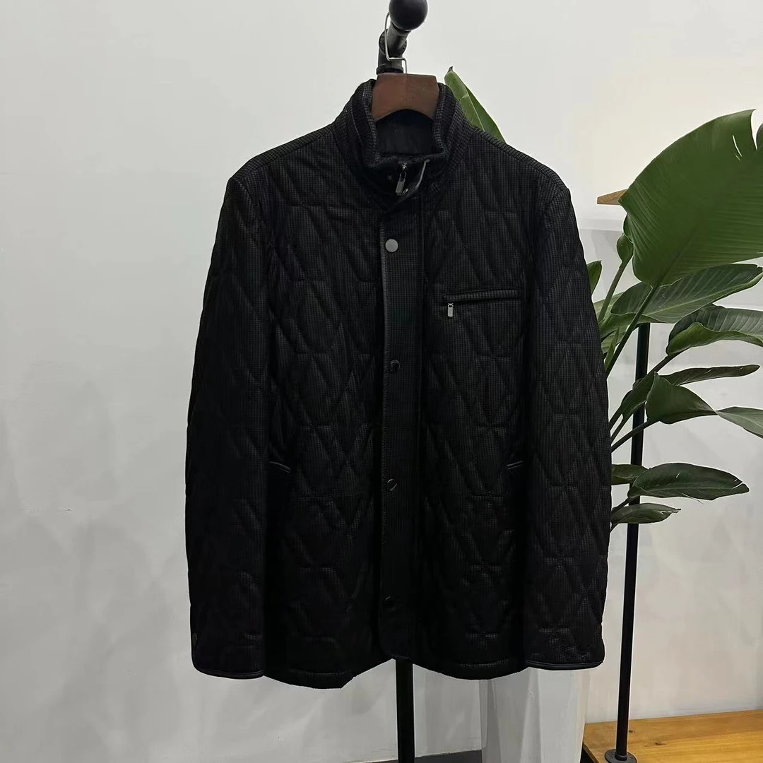 U-4 男士秋冬款绵羊皮真皮棉服皮衣 1B2152