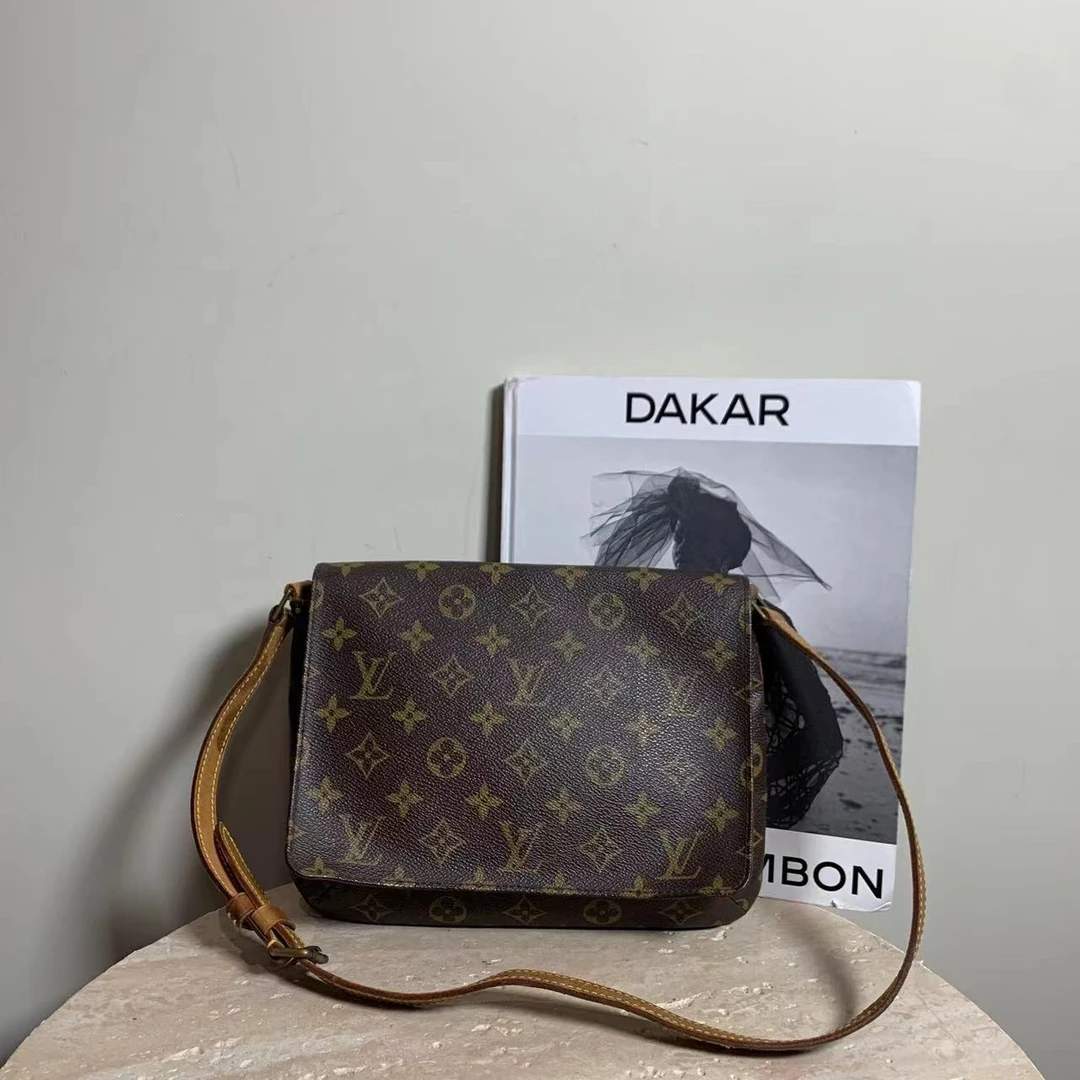 95新 LouisVuitton/路易威登 壹臻/Iv老花中古王菲包 63775401