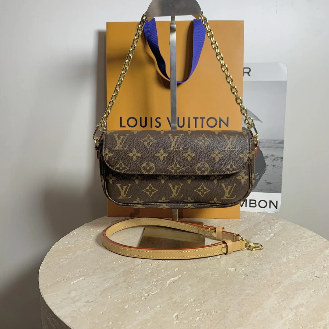 99新 LouisVuitton/路易威登 壹臻/老花ivy腋下包/30810785