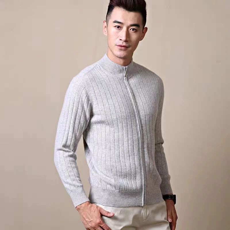 男式100%羊绒衫现货