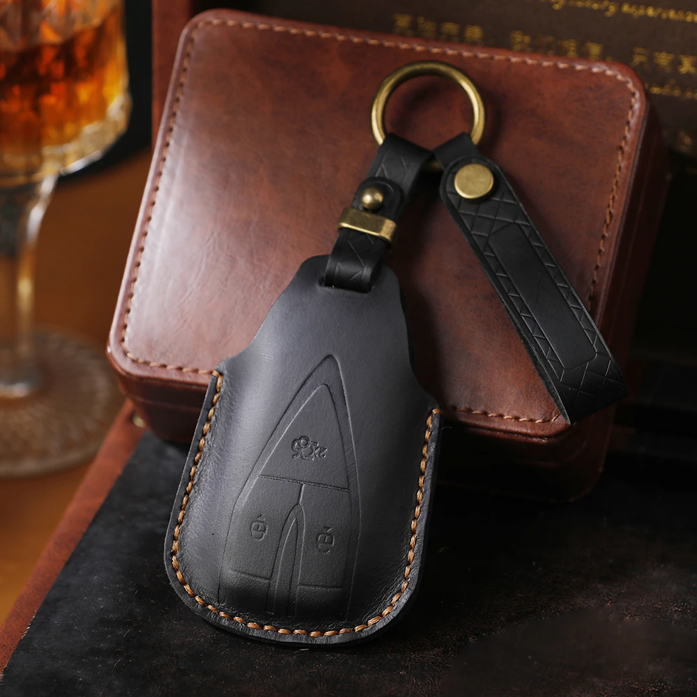 适用于长安钥匙套高档真皮