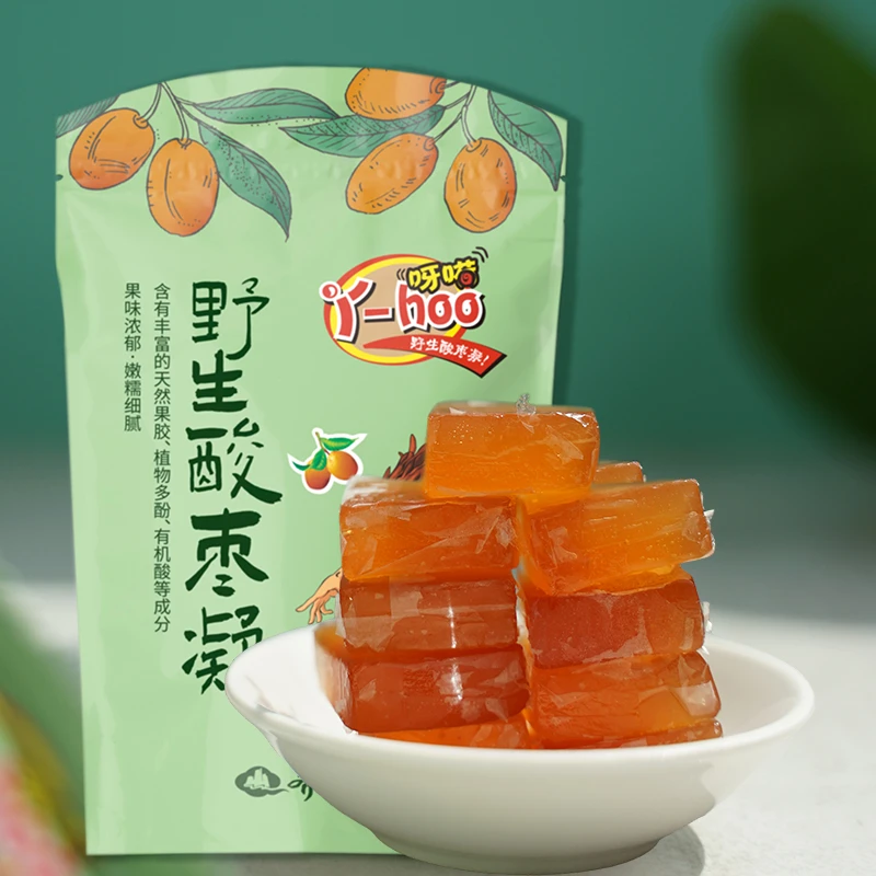 赠品齐云山Y-HOO野酸枣凝42g酸甜酸枣凝休闲健康野果零食浓郁营养