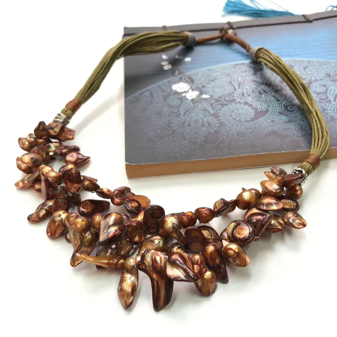 非金属仿珍珠项链 珠珠时尚设计项链