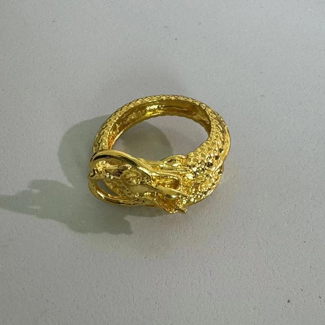 合金戒指 金色 戒指多样性发货一条J000