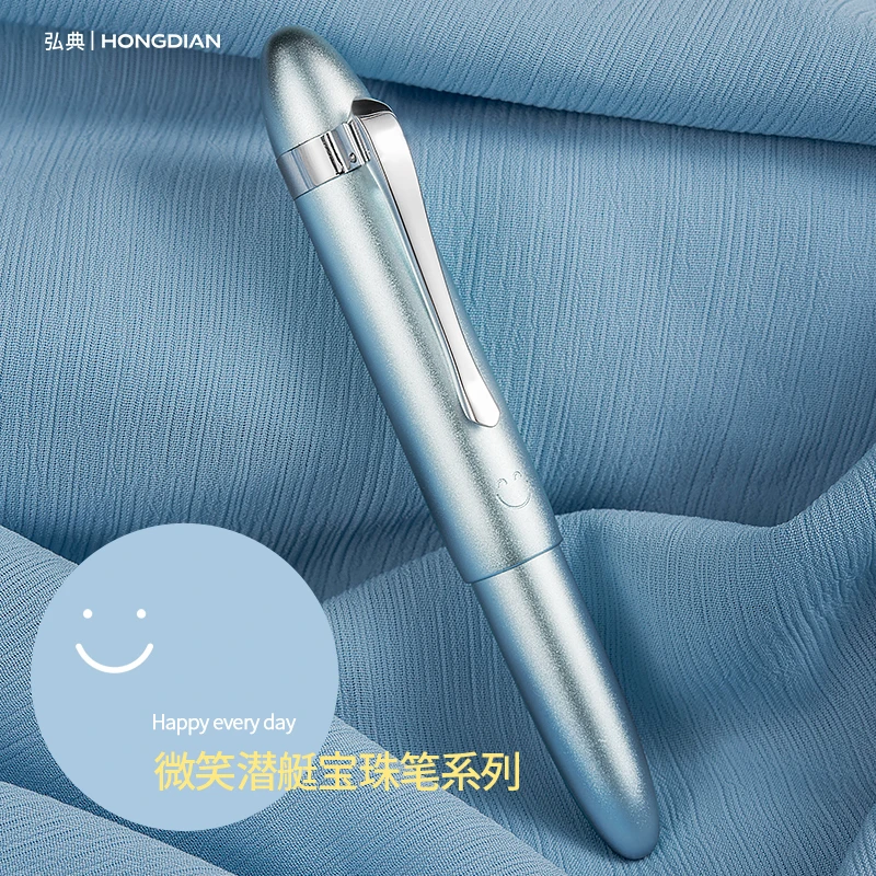 弘典中性笔金属宝珠笔女士高档精致圆珠笔短钢水笔M1礼物签字笔
