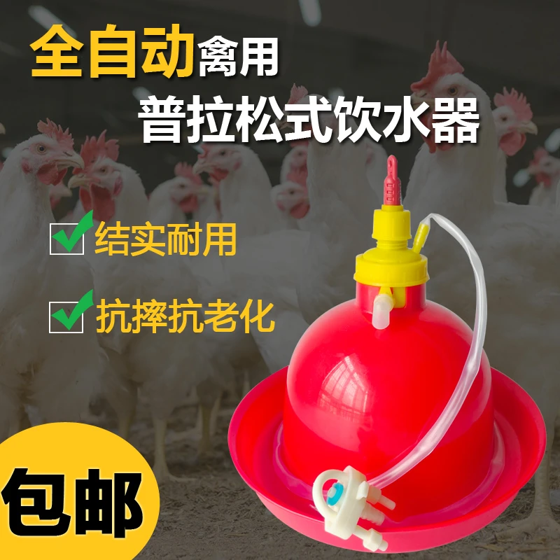 新型家禽普拉松式饮水器鸡大鸭鹅通用 普拉松式饮水器