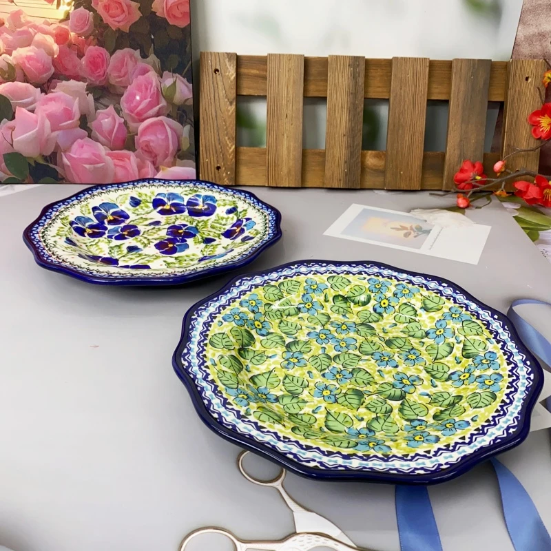 【曼朵朵】波西系列9英寸圆盘朝颜蓝风铃2个装