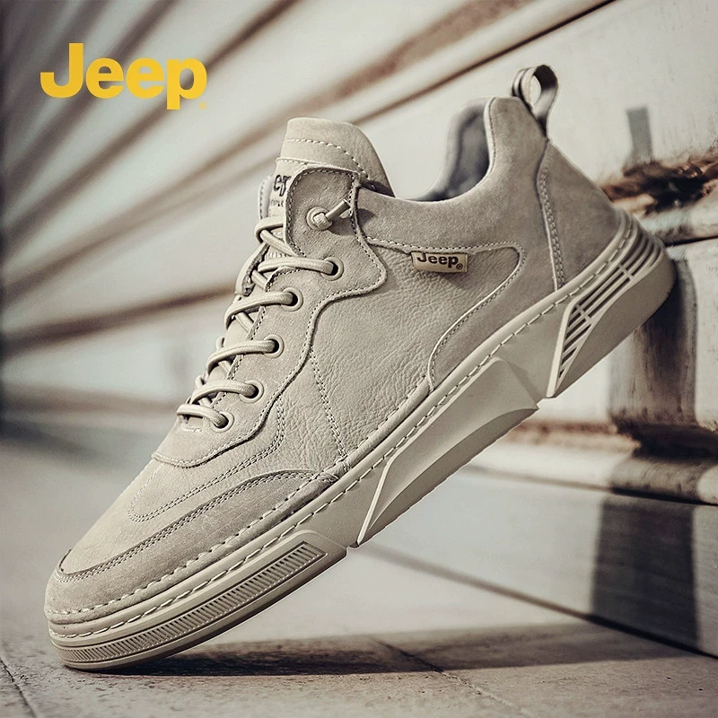 jeep吉普男鞋潮牌春季2025新款潮鞋运动百搭休闲鞋子男士板鞋男款