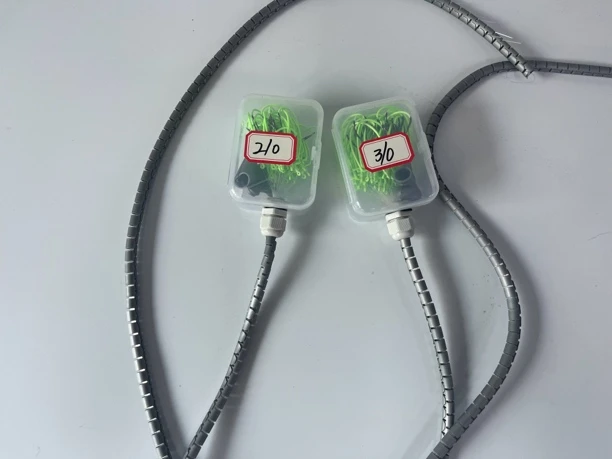 手绑CD夜光曲柄钩，三棱加强钩尖手工精绑，100枚