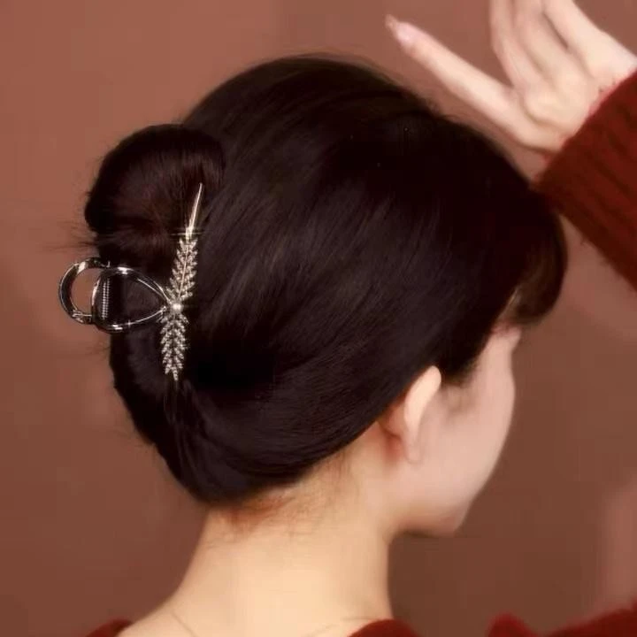 发饰[麦穗]经典轻奢气质大抓夹优雅百搭简约韩式发夹ins