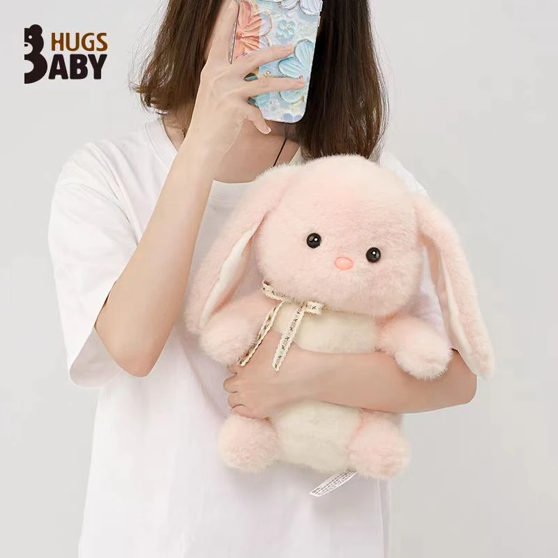 正版抱抱宝贝艾莉森兔子毛绒玩具可爱毛绒绒长耳朵领结安抚兔宝宝