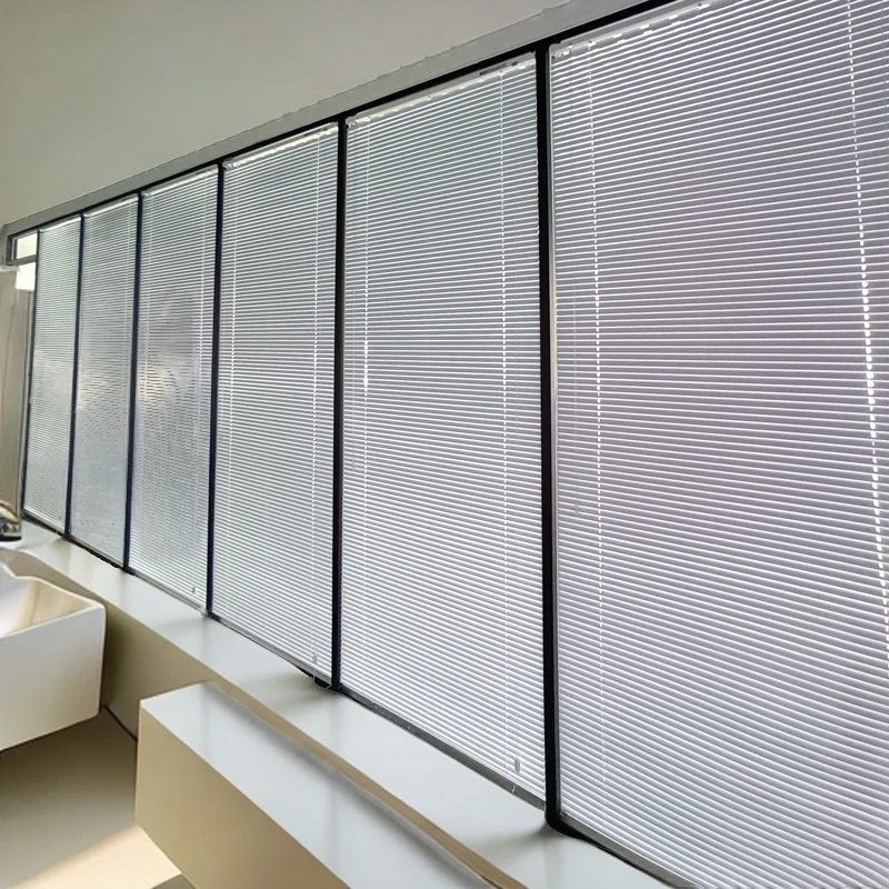 办公室书房会议室铝百叶帘遮光窗帘