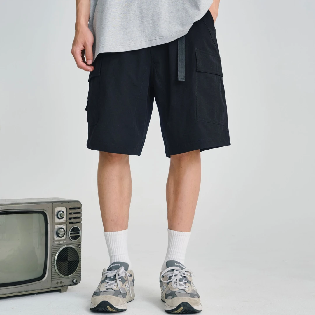 Nothwes 25ss四面弹限定轻量短裤舒适凉感腰带工装短裤原创复古潮