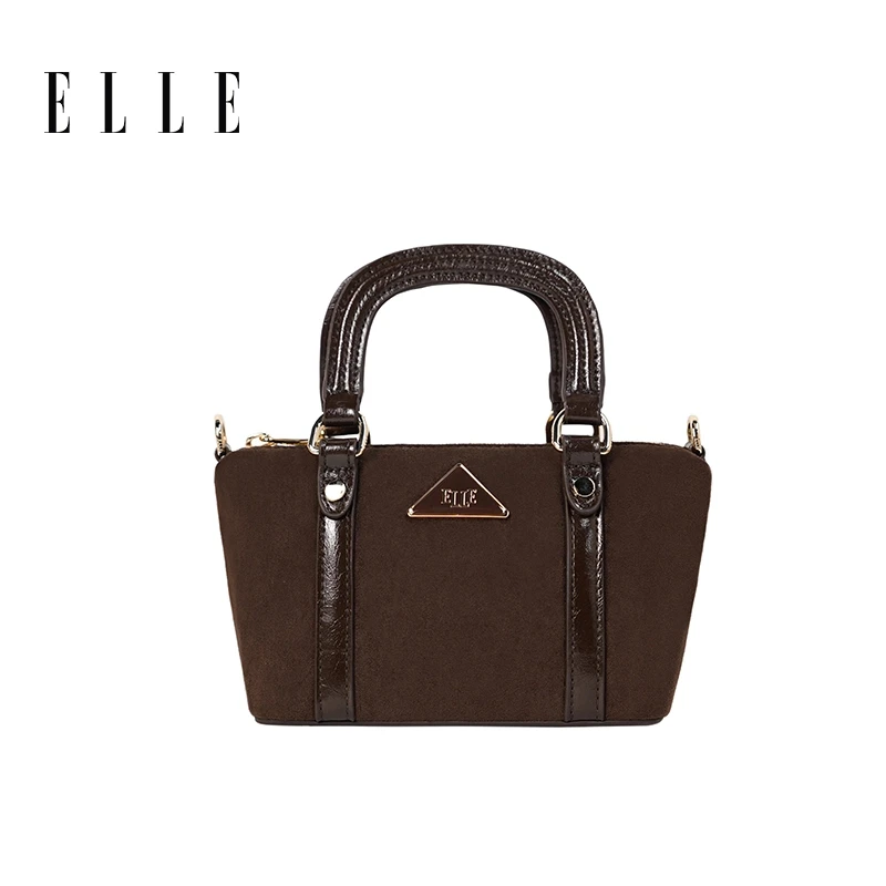 ELLE24秋冬复古手提信封邮差包斜挎包手提包包46609