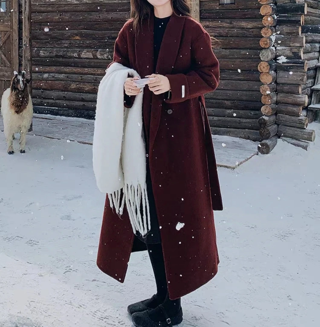 全新重磅羊毛大衣皮毛一体541-570号 潮流时尚百搭款女装