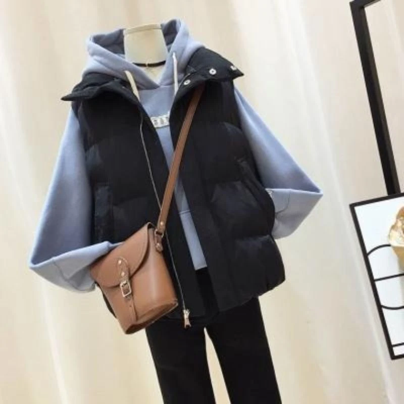 波司澄羽绒服马甲女2024春冬新款胖妹妹宽松外穿羽绒马夹时尚坎肩