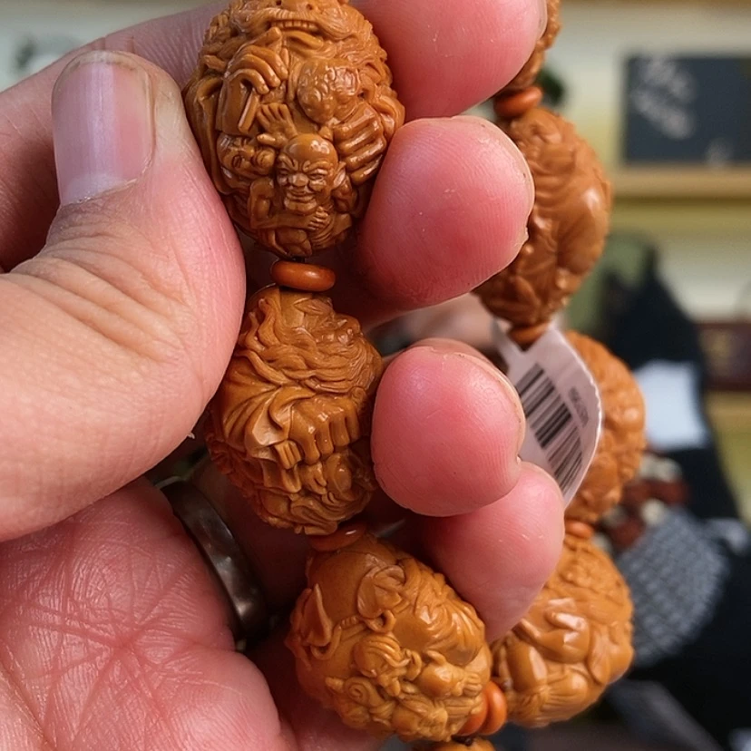 【闪购商品】橄榄核吊坠银*呀
