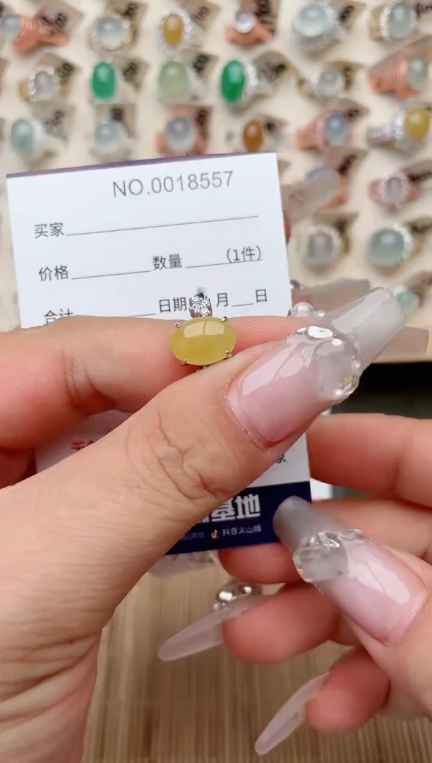 【闪购商品】翡翠戒指银S925镶嵌·