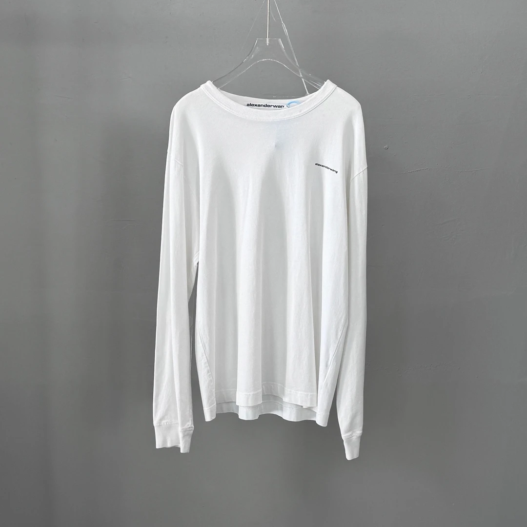 ALEXANDER WANG/亚历山大王 基础款 长袖tee/M码/SW23889