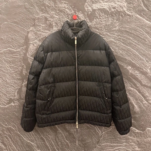 Dior迪奥/暗纹满印羽绒服/尺码54/99新/0475