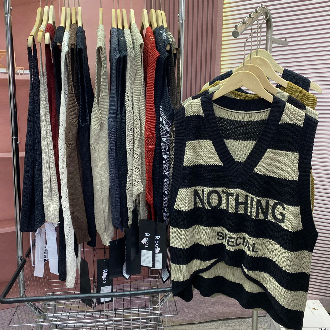 （1号链接）秋冬大码女装时尚毛衣宽松慵懒风毛针织衫