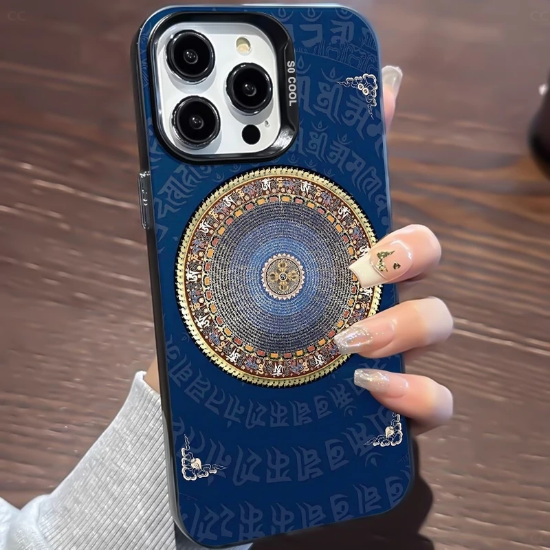 六字箴言苹果16/13promax手机壳散热适用iphone14创意12/15保护壳