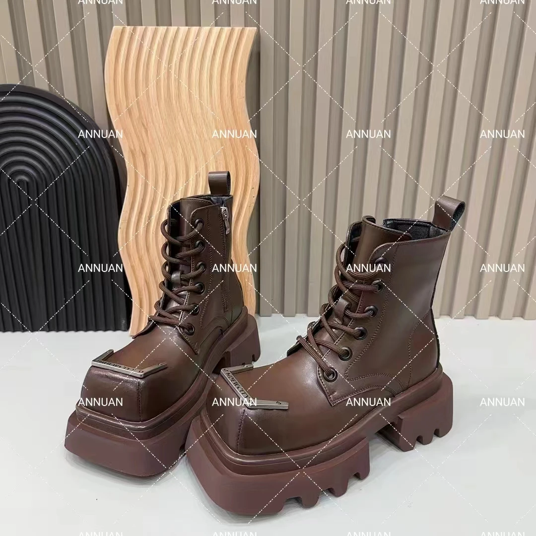 【HeiPa】安暖家春季穿新款厚底带时尚韩版靴子女款XDXM499