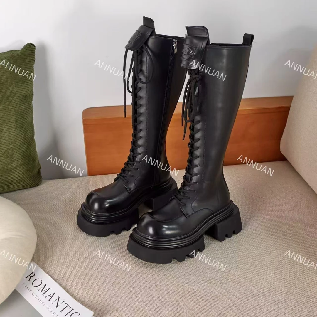 【HeiPa】安暖家春季穿新款厚底带时尚韩版靴子女款 XDXM691