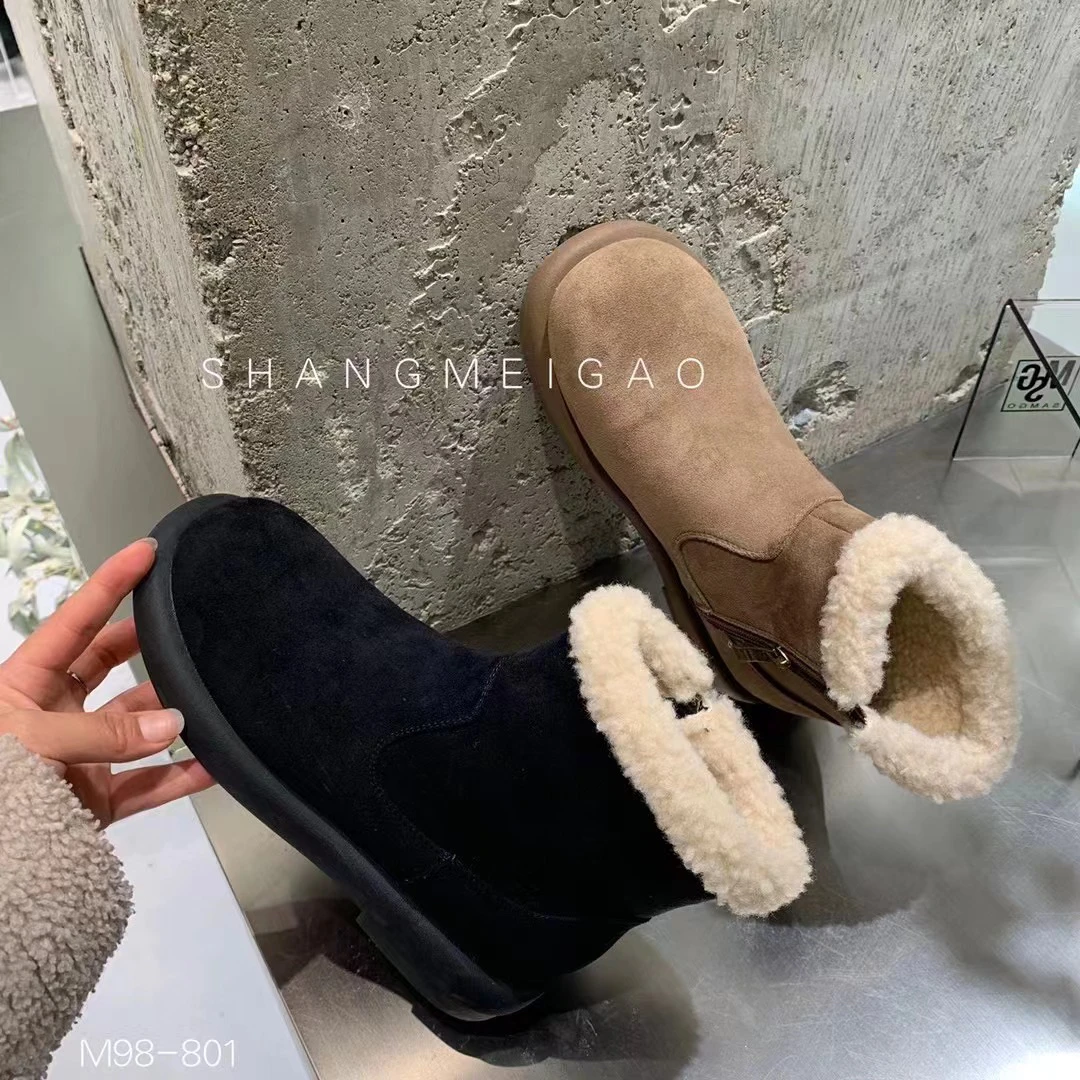 冬季新品时尚百搭雪地靴98-801
