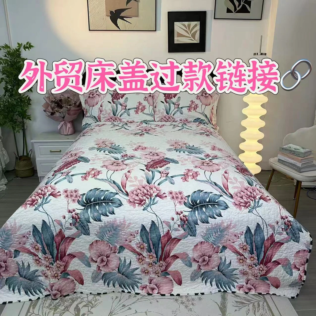 外贸纯棉床盖榻榻米夹棉柔软家用加厚加大成人宿舍单人亲肤学生