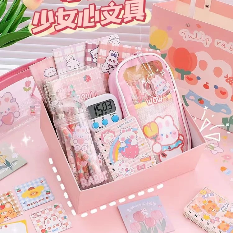 【42号链接】小女孩文具推荐【以实物展示为准】本子&笔