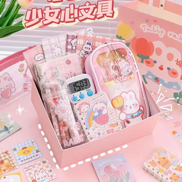 【28号链接】小女孩文具推荐【以实物展示为准】本子&笔