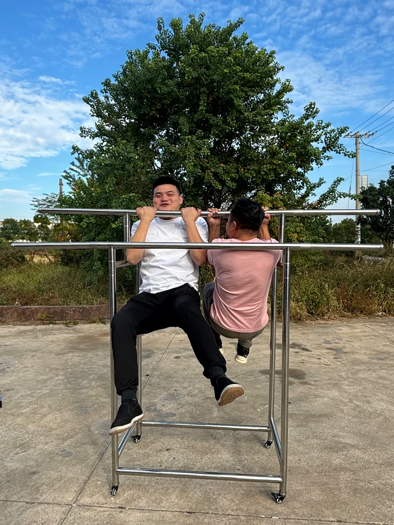 【满焊加厚款】新升级全满焊工艺不锈钢折叠伸缩室内外晾衣架落地式