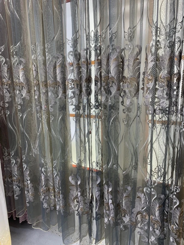 2808纱帘（挂钩款）一对2片