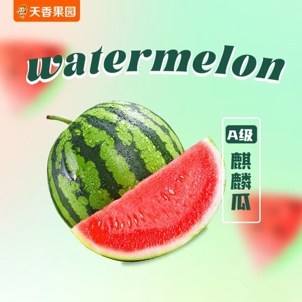 【湖北小时达】A级麒麟瓜一整个10.5-11.5斤