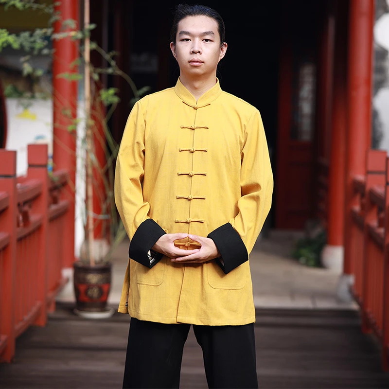 2024年春秋季太极服八段锦男女士秋天打拳武术服装团体表演练功服