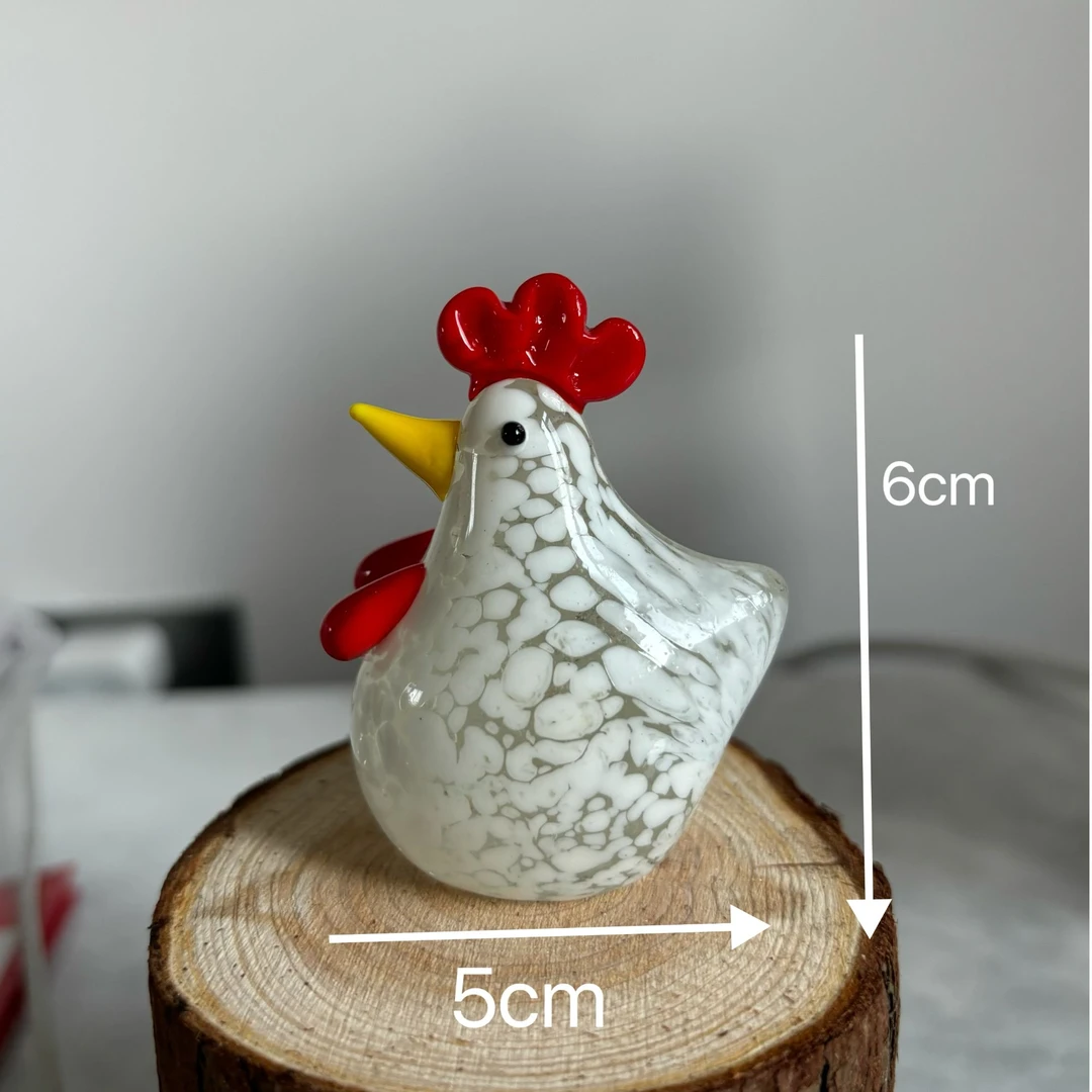 淄博特色手工琉璃鸡摆件礼品淄博特产