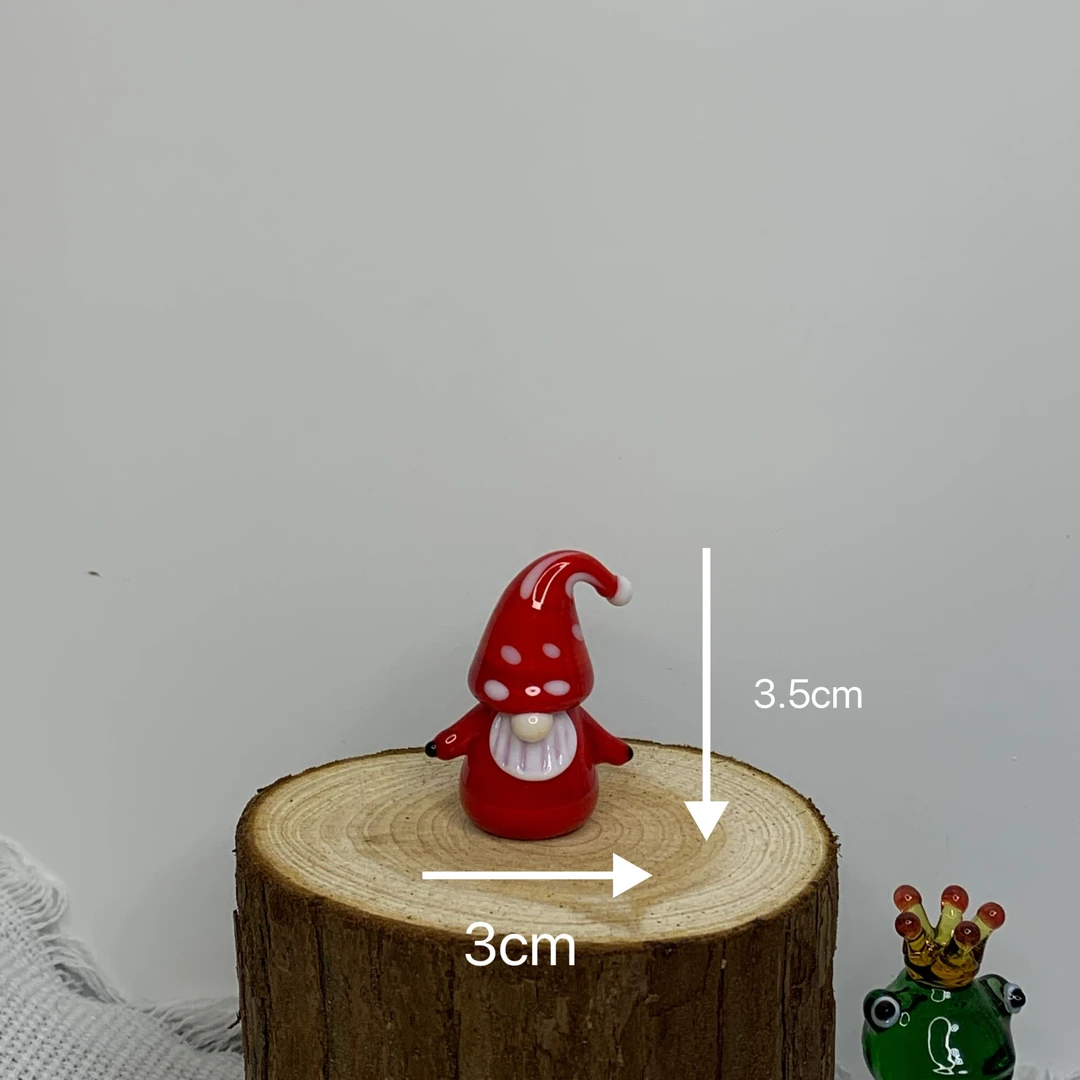 淄博非遗手作琉璃摆件圣诞老人琉璃摆件