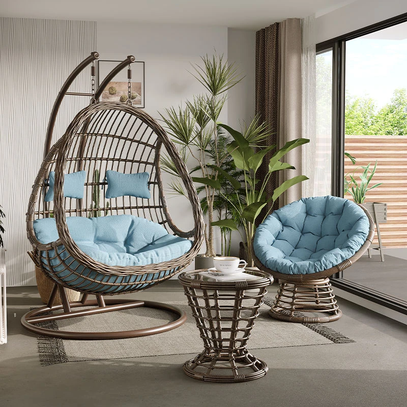 家用阳台吊椅庭院吊篮藤椅室内秋千吊床鸟巢吊兰椅子户外摇篮懒人