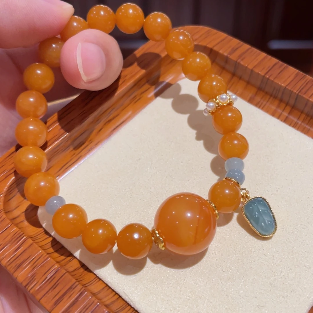 【闪购商品】蜜蜡手串未镶嵌手串