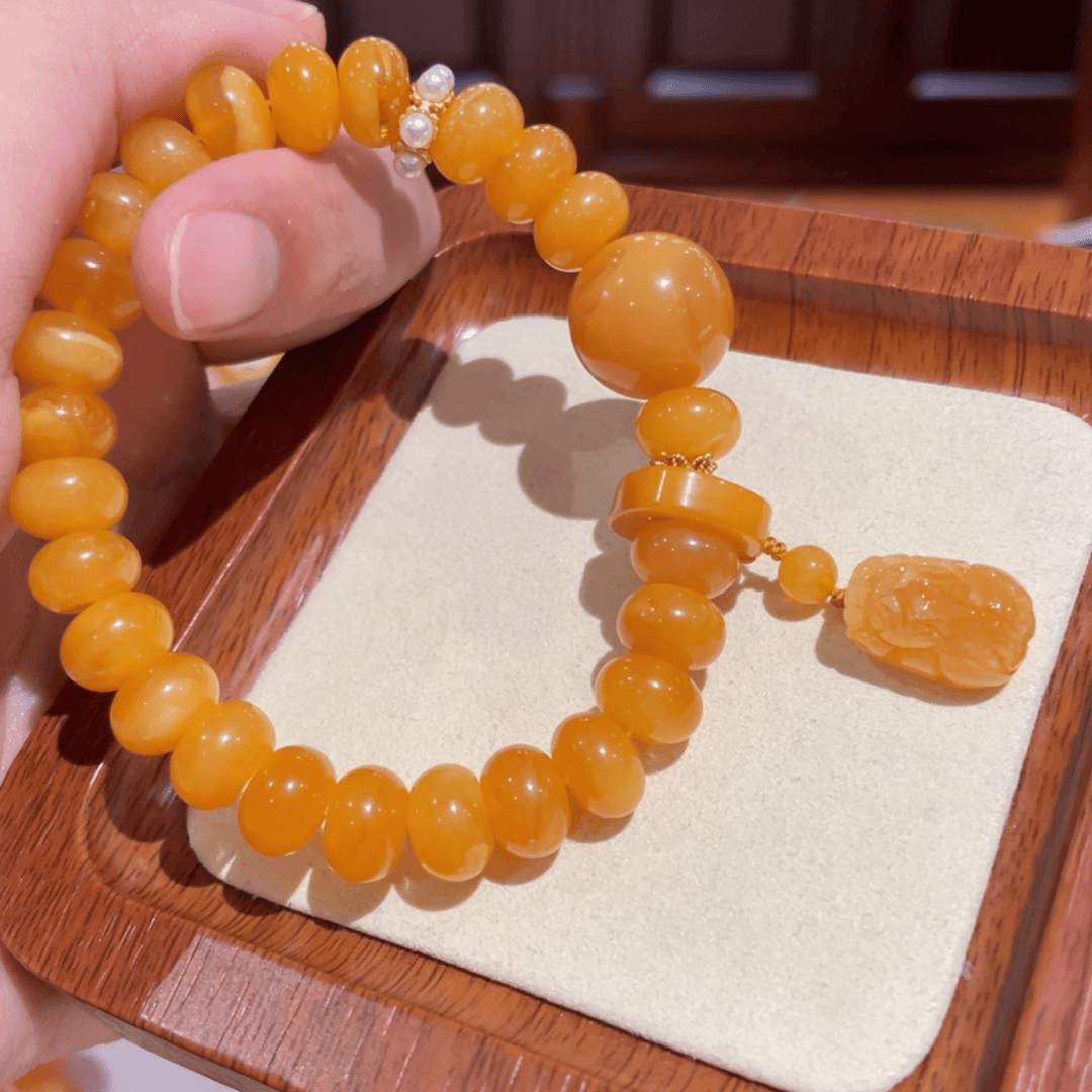 【闪购商品】蜜蜡手链未镶嵌手串