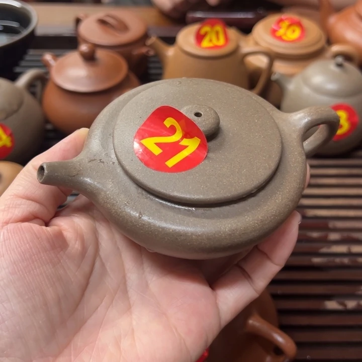 紫砂茶壶大*鸟瑕疵扁晨