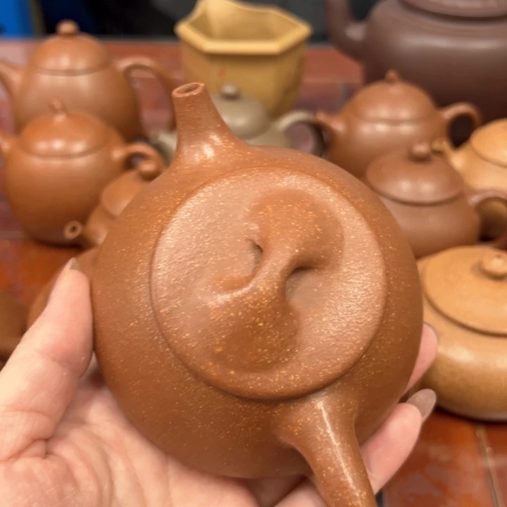 紫砂茶壶秋**风瑕疵景舟