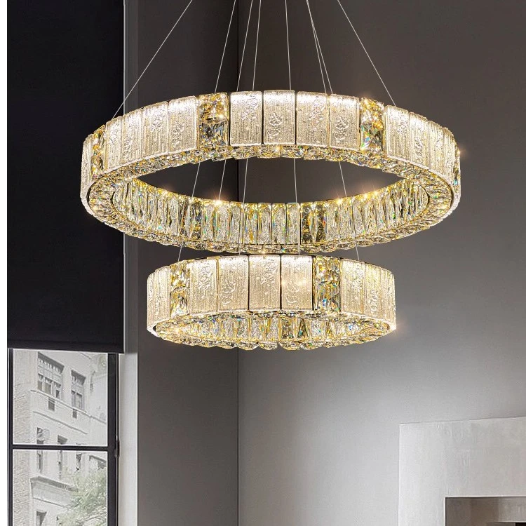 【美洛斯奇】轻奢客厅水晶吊灯2023餐厅灯现代简约卧室琉璃水晶灯