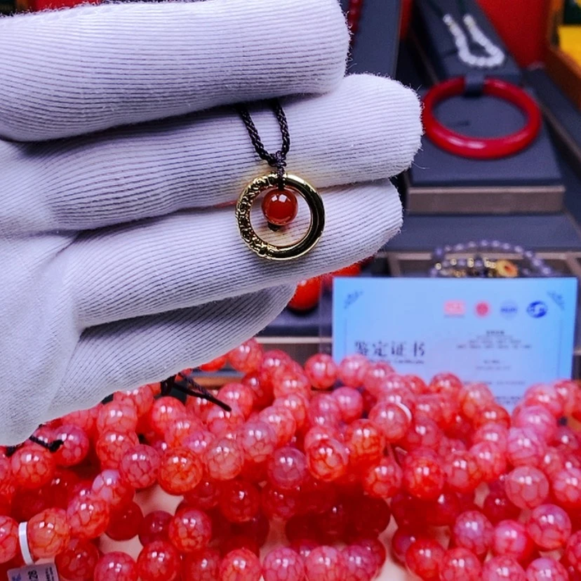 【闪购商品】玛瑙/玉髓颈饰合金