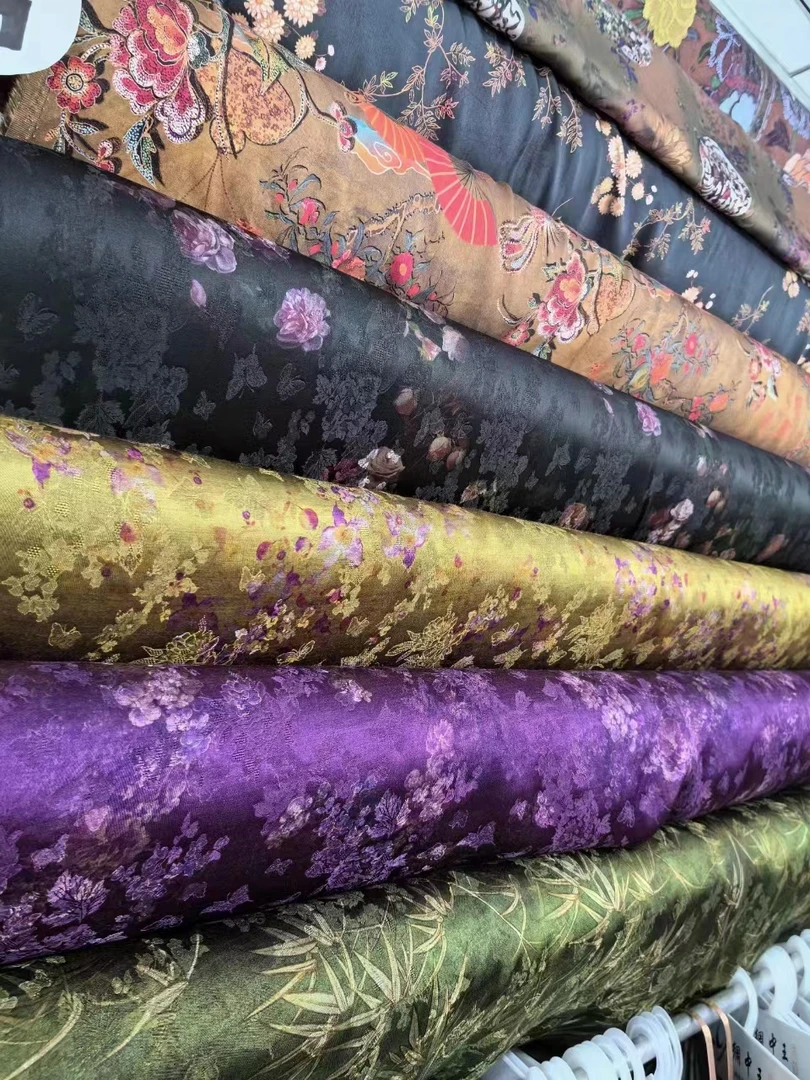 通用链接，冠乐皱 香云纱 满分真丝厚度 60 姆米 一米四五门幅