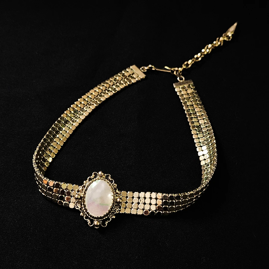 合金项链 WD极光贝贝亮片颈链