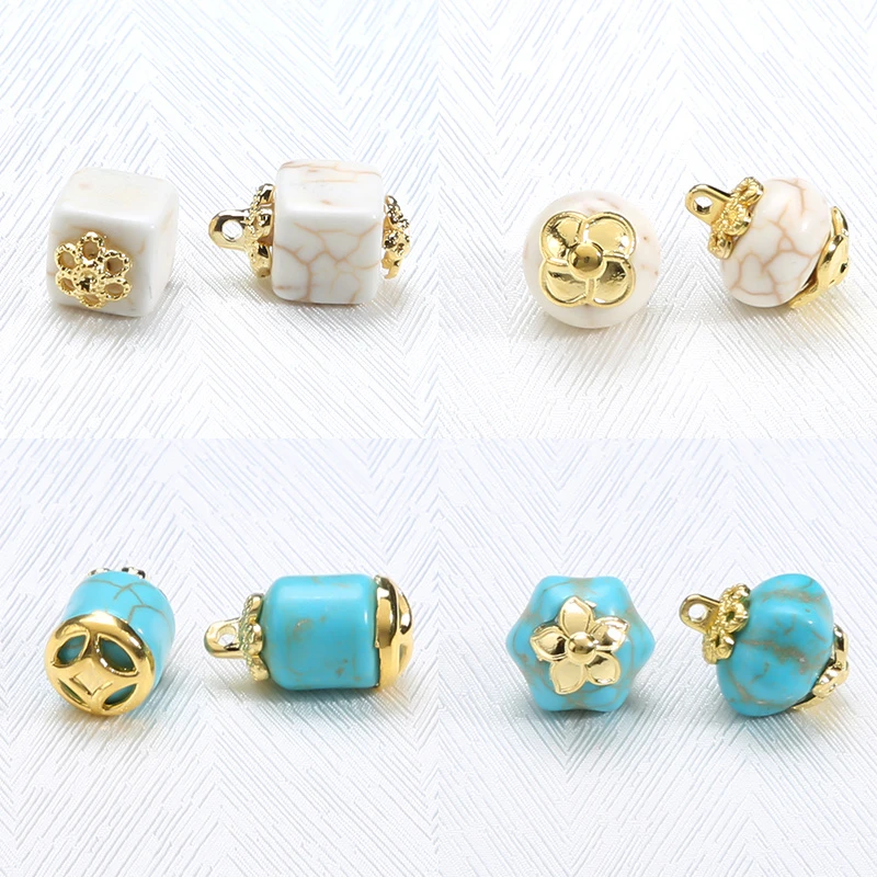 国风仿玉石纽扣唐装旗袍盘扣珠子衣服百搭小扣子装饰配件钮扣