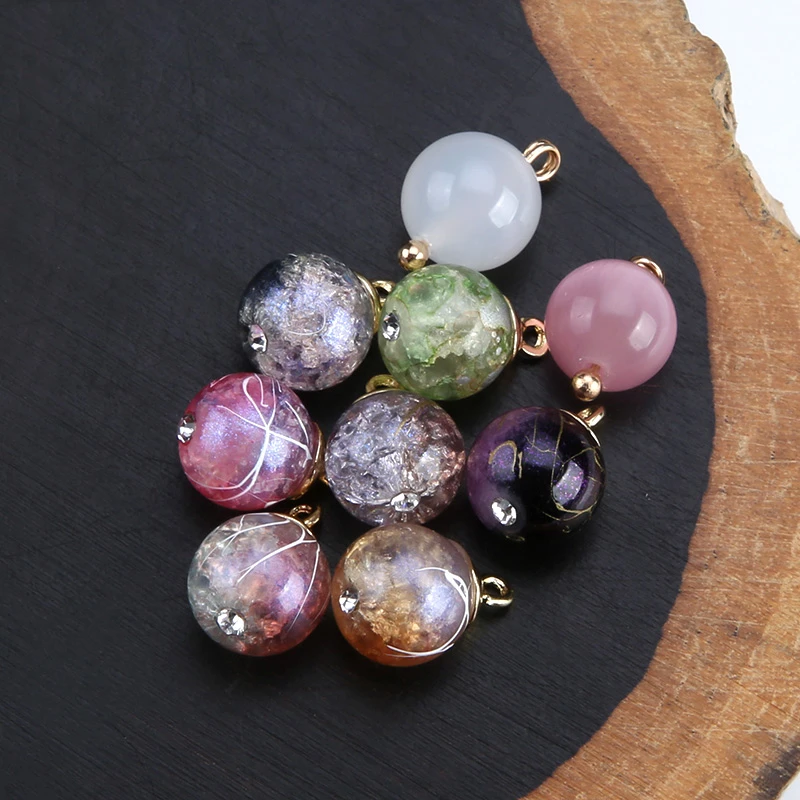 高档玻璃珠纽扣汉服旗袍唐装国风衣服扣子小香风衬衫配件装饰钮扣